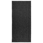 Vidaxl vloerkleed zizur binnen en buiten 100x200cm jute look antraciet