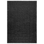 Vidaxl vloerkleed zizur binnen en buiten 120x170cm jute look antraciet