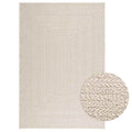 Vidaxl vloerkleed zizur room binnen en buiten 140x200 cm jute look