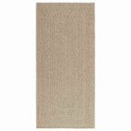 Vidaxl vloerkleed zizur beige binnen en buiten 100x200 cm jute look