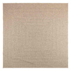 Vidaxl vloerkleed zizur beige binnen en buiten 240x240 cm jute look