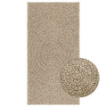Vidaxl vloerkleed zizur beige binnen en buiten 60x110 cm jute look