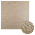 Vidaxl vloerkleed zizur beige binnen en buiten 240x240 cm jute look