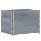 Vidaxl palletopzetranden 3 st 80x60 cm massief grenenhout grijs
