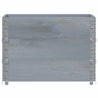 Vidaxl palletopzetranden 3 st 80x60 cm massief grenenhout grijs