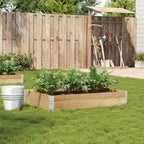 Vidaxl plantenbak 100x50 cm massief grenenhout