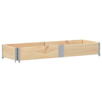 Vidaxl plantenbak 150x50 cm massief grenenhout