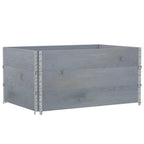 VidaXL Plantenbak 120x80 cm massief grenenhout grijs