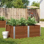 VidaXL Plantenbak 150x100 cm massief grenenhout bruin