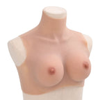 Vidaxl borstprothese c-cup silicone naturel
