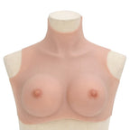 Vidaxl borstprothese d-cup silicone naturel