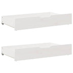 Vidaxl bedlades 2 st 95x55x17 cm massief grenenhout