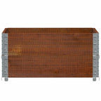 Vidaxl palletopzetranden 2 st 80x60 cm massief grenenhout bruin