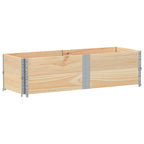 Vidaxl palletopzetranden 2 st 150x50 cm massief grenenhout