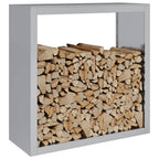Vidaxl haardhoutrek 100x40x100 cm gegalvaniseerd staal
