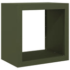 Vidaxl haardhoutrek 60x40x60 cm staal groen