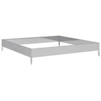 Vidaxl plantenbak verhoogd 100x100x18,5 cm gegalvaniseerd staal