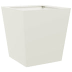 Vidaxl plantenbak 40x40x40 cm staal wit