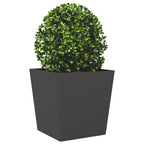 Vidaxl plantenbak 50x50x50 cm staal zwart