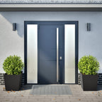 Vidaxl plantenbakken 2 st 50x50x50 cm staal zwart