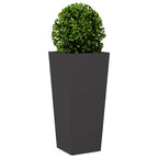 Vidaxl plantenbak 35x35x75 cm staal zwart