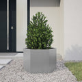 Vidaxl plantenbak zeshoek 69x60x45 cm gegalvaniseerd staal