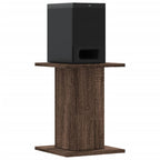 Vidaxl speakerstandaards 2 st 30x30x40 cm bewerkt hout bruin eiken