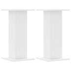 Vidaxl speakerstandaards 2 st 30x30x60 cm bewerkt hout wit