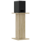 Vidaxl speakerstandaards 2 st 30x30x60 cm bewerkt hout sonoma eiken