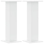 Vidaxl speakerstandaards 2 st 30x30x80 cm bewerkt hout wit