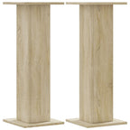 Vidaxl speakerstandaards 2 st 30x30x80 cm bewerkt hout sonoma eiken