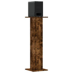 Vidaxl speakerstandaards 2 st 30x30x95 cm bewerkt hout gerookt eiken