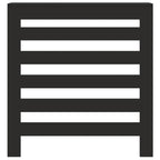Vidaxl radiatorombouw 78x20x82 cm bewerkt hout zwart