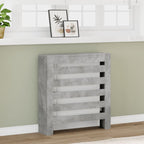Vidaxl radiatorombouw 78x20x82 cm bewerkt hout betongrijs