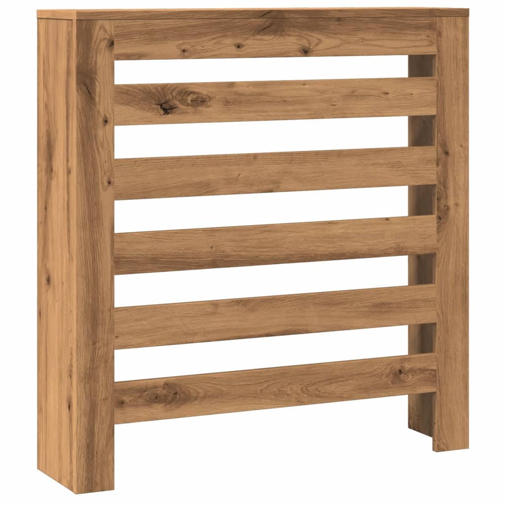 Vidaxl radiatorombouw 78x20x82 cm bewerkt hout artisanaal eikenkleur