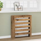 Vidaxl radiatorombouw 78x20x82 cm bewerkt hout artisanaal eikenkleur