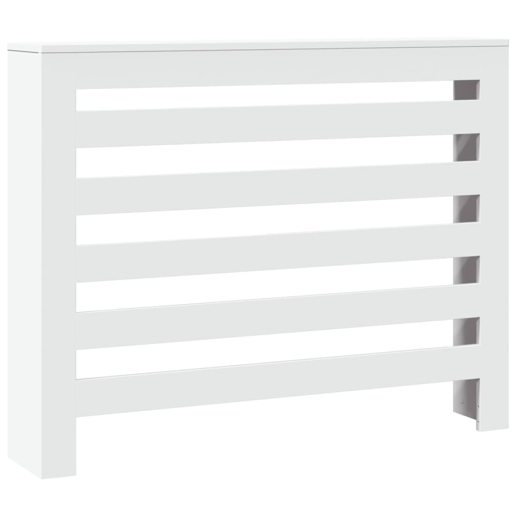 Vidaxl radiatorombouw 104x20x82 cm bewerkt hout wit
