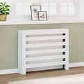 Vidaxl radiatorombouw 104x20x82 cm bewerkt hout wit