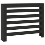 Vidaxl radiatorombouw 104x20x82 cm bewerkt hout zwart