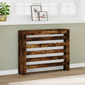 Vidaxl radiatorombouw 104x20x82 cm bewerkt hout gerookt eikenkleurig