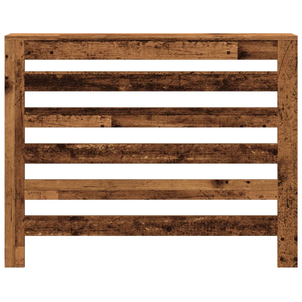 Vidaxl radiatorombouw 104x20x82 cm bewerkt hout oud hout