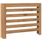 Vidaxl radiatorombouw 104x20x82 cm bewerkt hout artisanaal eikenkleur