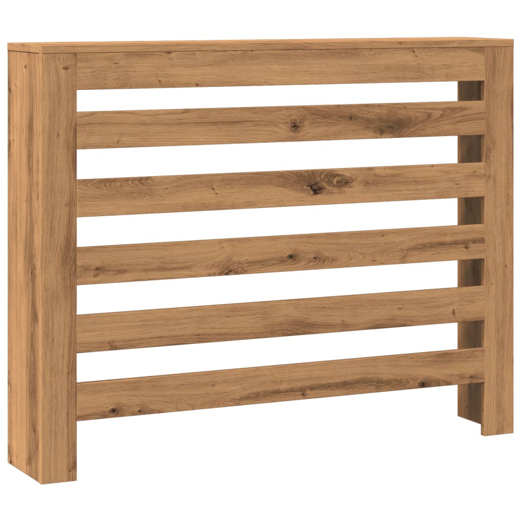 Vidaxl radiatorombouw 104x20x82 cm bewerkt hout artisanaal eikenkleur