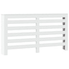 Vidaxl radiatorombouw 149x20x82 cm bewerkt hout wit