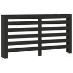 Vidaxl radiatorombouw 149x20x82 cm bewerkt hout zwart
