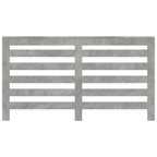 Vidaxl radiatorombouw 149x20x82 cm bewerkt hout betongrijs