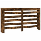 Vidaxl radiatorombouw 149x20x82 cm bewerkt hout gerookt eikenkleurig