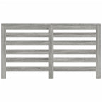 Vidaxl radiatorombouw 149x20x82 cm bewerkt hout grijs sonoma eiken