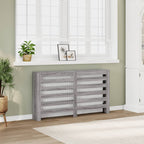 Vidaxl radiatorombouw 149x20x82 cm bewerkt hout grijs sonoma eiken
