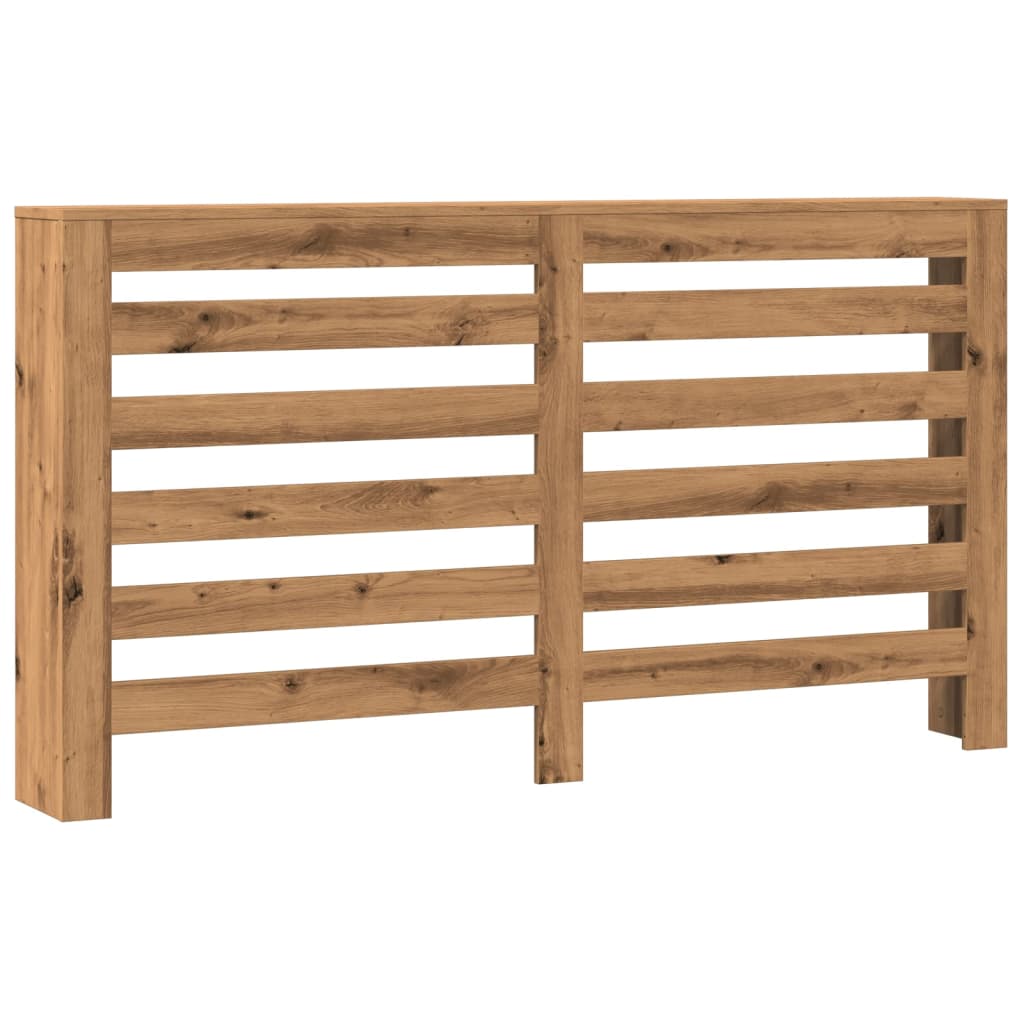 Vidaxl radiatorombouw 149x20x82 cm bewerkt hout artisanaal eikenkleur